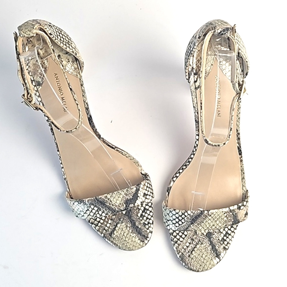 ANTONIO MELANI Snakeskin Heels - Picture 9 of 16